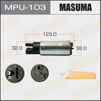 Паливний насос 150L/h, 3kg/cm2, сітка MPU-002, c MASUMA MPU103