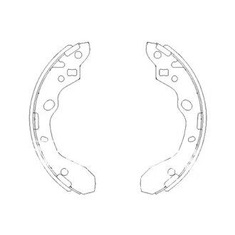 Тормозные колодки MAZDA B2YD2638Z
