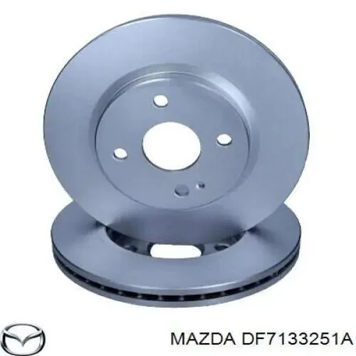 Гальмівний диск двосторонній на передній міст вентильований 4 MAZDA DF7133251A (фото 1)
