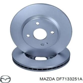 Торзмозной диск двухсторонний на передний мост вентилируемый 4 MAZDA DF7133251A