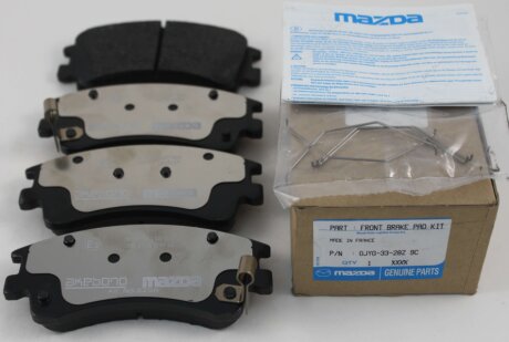 Колодки тормозные, передние MA MAZDA GJYG3328Z9C