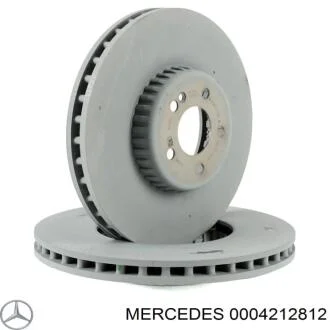 Торзмозной диск двухсторонний на передний мост вентилируемый 5 MERCEDES-BENZ 0004212812