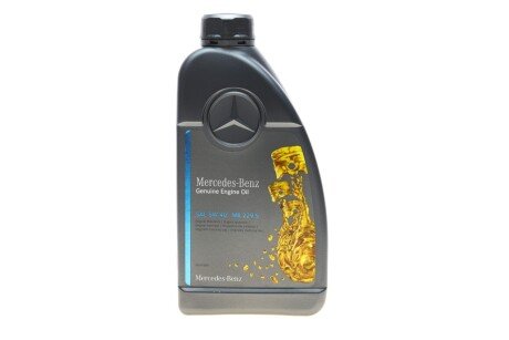 Моторное масло 1 л 5W40 Дизельный, Бензиновый Синтетическое MERCEDES-BENZ 000989210711FAEE