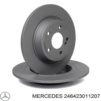 Торзмозной диск двухсторонний на задний мост полный(невентилируемый) 5 MERCEDES-BENZ 246423011207