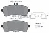Тормозные колодки дисковые MERCEDES-BENZ A0004204604 (фото 1)