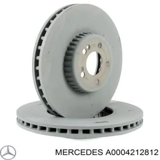 Торзмозной диск двухсторонний на передний мост вентилируемый 5 MERCEDES-BENZ A0004212812