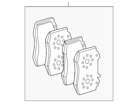 Колодки тормозные MERCEDES-BENZ A0004212902