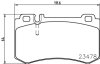 Тормозные колодки задние дисковые MERCEDES-BENZ A0044204920 (фото 1)