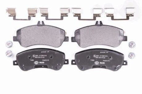 Гальмівні колодки передні дискові MERCEDES-BENZ A0054204820