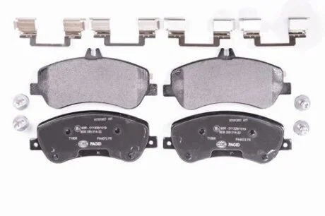 Гальмівні колодки передні дискові MERCEDES-BENZ A0054204820