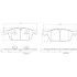 Тормозные колодки передние дисковые MERCEDES-BENZ A0084200020 (фото 1)