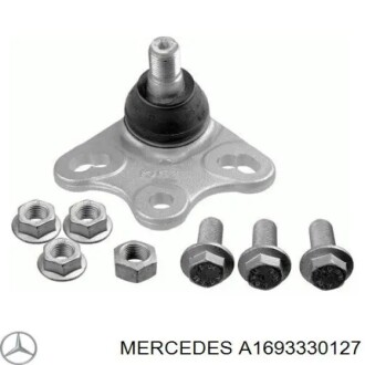 Кулькова опора з обох сторін передній міст знизу MERCEDES-BENZ A1693330127