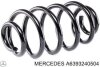 Пружина підвіски MERCEDES-BENZ A6393240504 (фото 1)