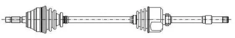 Піввісь Metelli 17-0997