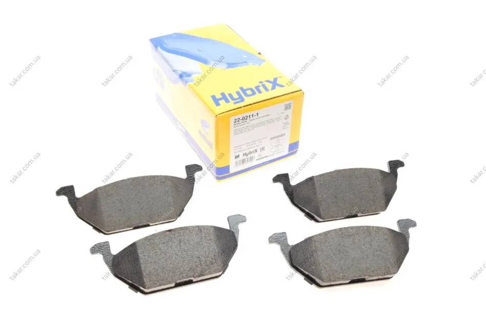 Комплект тормозных колодок из 4 шт. дисков Metelli 22-0211-1 (фото 1)