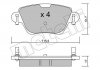 Комплект тормозных колодок (дисковых).) Metelli 22-0319-0 (фото 2)