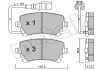 Комплект тормозных колодок (дисковых).) Metelli 22-0554-0 (фото 1)