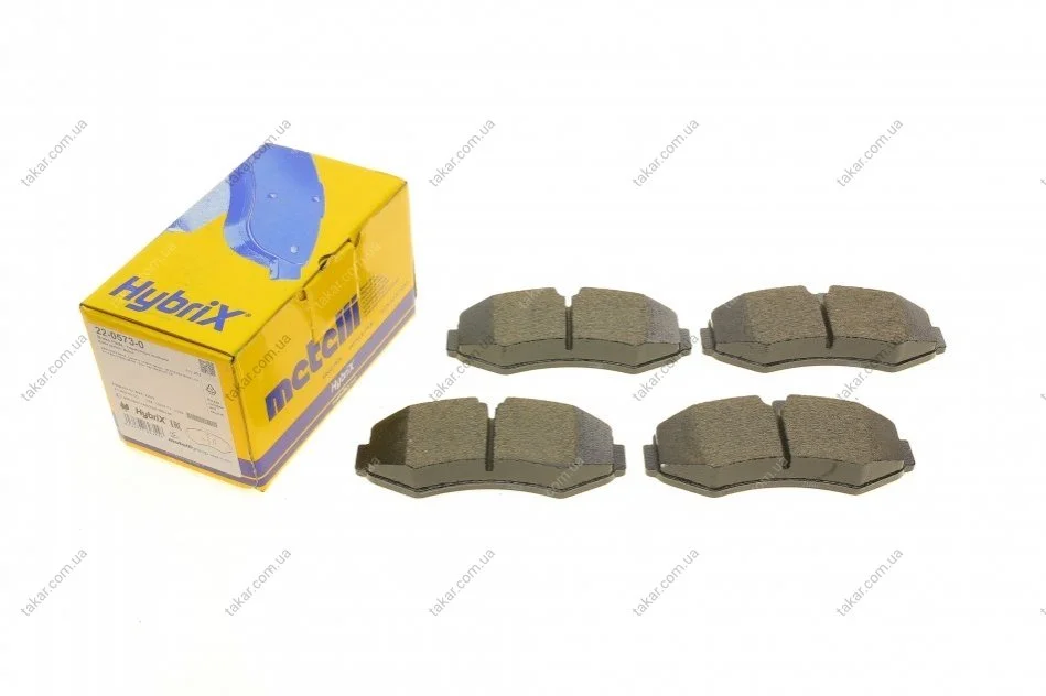 Тормозные колодки передние дисковые Metelli 22-0573-0 (фото 1)