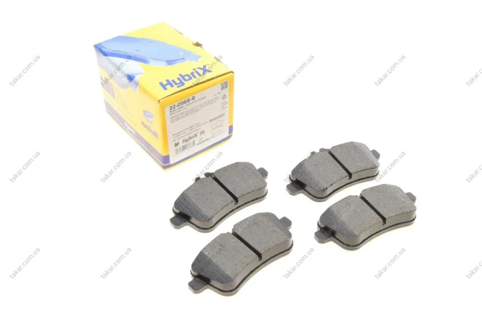 Тормозные колодки задние дисковые Metelli 22-0968-0 (фото 1)