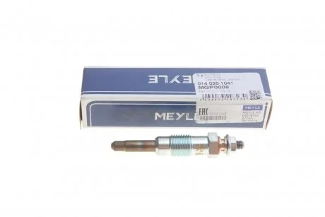 Свеча накаливания 69 мм 11,5V MEYLE 014 020 1041