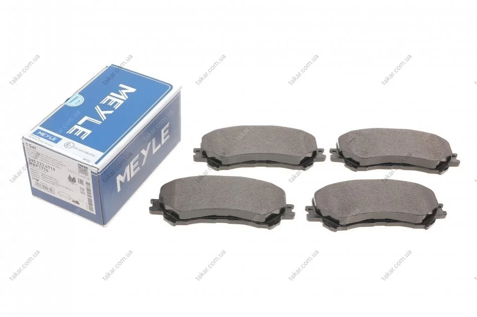 Комплект тормозных колодок из 4 шт. дисков MEYLE 025 223 4719 (фото 1)