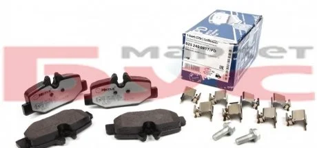 Тормозные колодки задние дисковые MEYLE 025 240 0817/PD