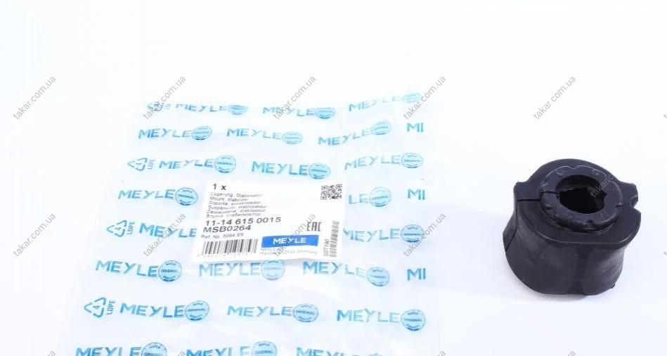Втулка стабилизатора передний мост MEYLE 11146150015 (фото 1)