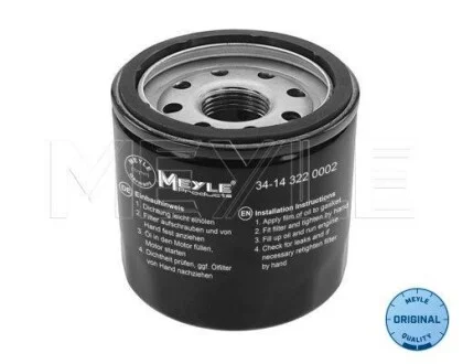 Фильтр масла MEYLE 34-14 322 0002