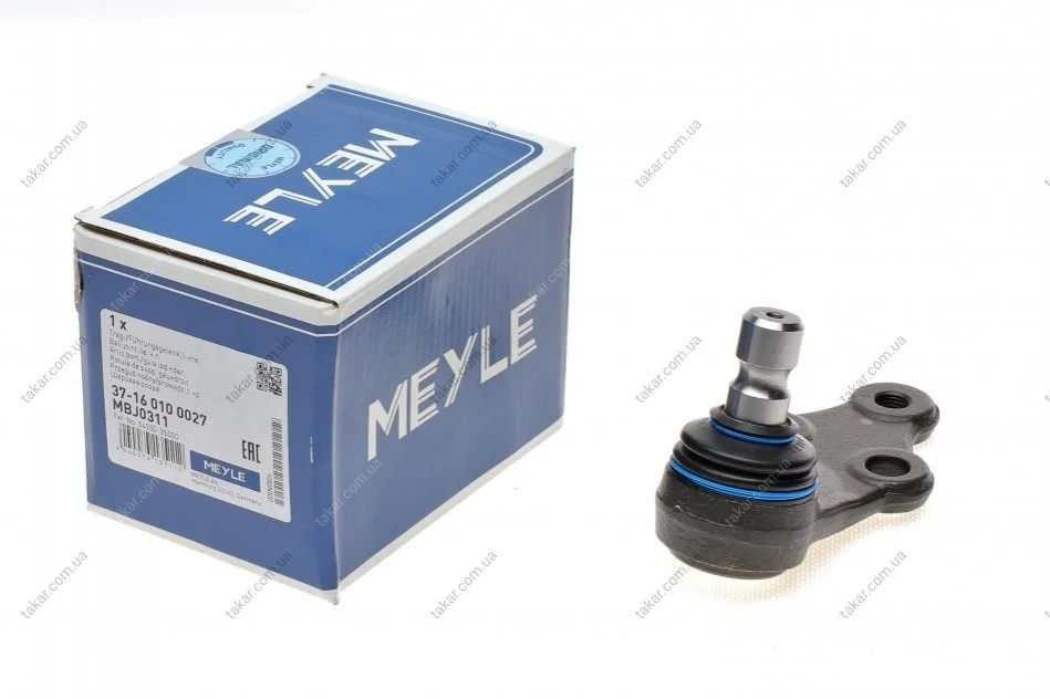 Шаровая опора с обеих сторон передний мост снизу MEYLE 37-16 010 0027 (фото 1)