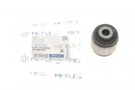 Сайлентблок важеля двосторонній на задній міст (знизу) MEYLE 616 010 0100