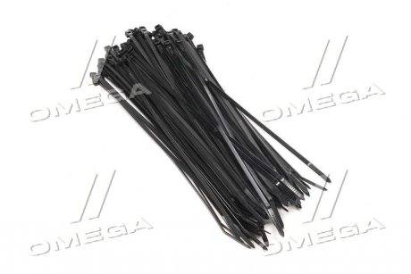 Хомут пластиковий 4,8 х300мм. чорний (100шт) (Cofil) MIKALOR CABLE TIE 4,8Х300 (фото 1)