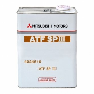 Трансмиссионное масло 4 л АКПП Синтетическое MITSUBISHI 4024610 (фото 1)