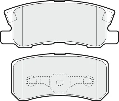 Гальмівні колодки дискові MITSUBISHI MR485638