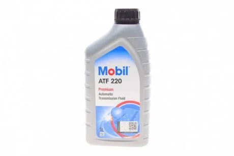 Трансмиссионное масло 1 л АКПП,ГУР Минеральное красное MOBIL 142106