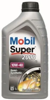 Моторное масло 1 л 10W40 Бензиновый, Дизельный Полусинтетическое MOBIL 150017