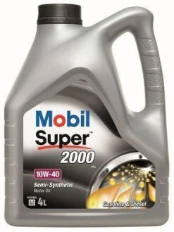 Олива моторна Mobil Super 2000x1 10W-40 API SL/CF (Каністра 4л) MOBIL 150018
