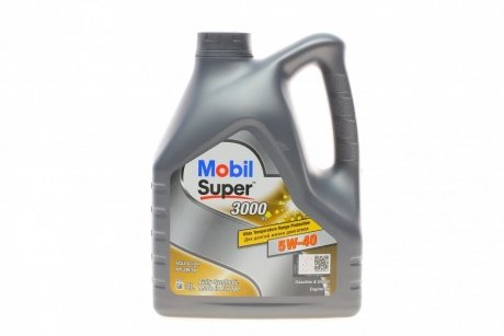 Моторное масло 4 л 5W40 Бензиновый, Дизельный Синтетическое MOBIL 152566