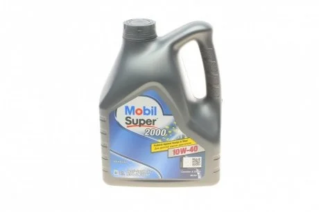Моторное масло 4 л 10W40 Бензиновый, Дизельный Полусинтетическое MOBIL 152568