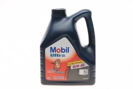 Олива моторна Mobil Ultra 10W-40, 4л. MOBIL 152624