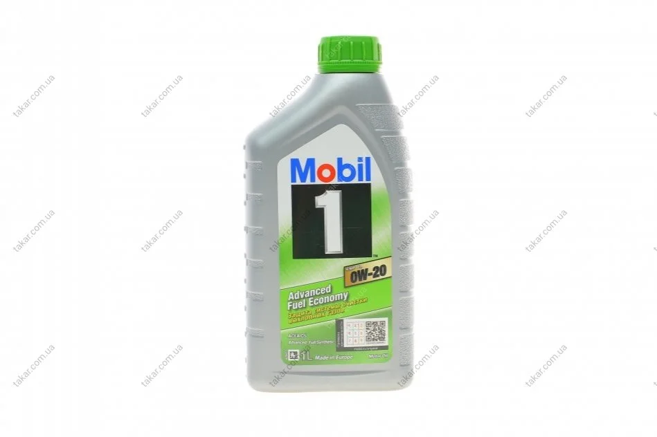 Моторна олива 1 л 0W20 Бензиновий, Дизельний Синтетична MOBIL 153790 (фото 1)
