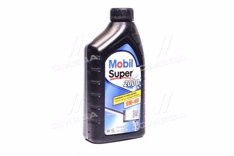 Моторное масло 1 л 5W40 Бензиновый, Дизельный Полусинтетическое MOBIL 155338 (фото 1)