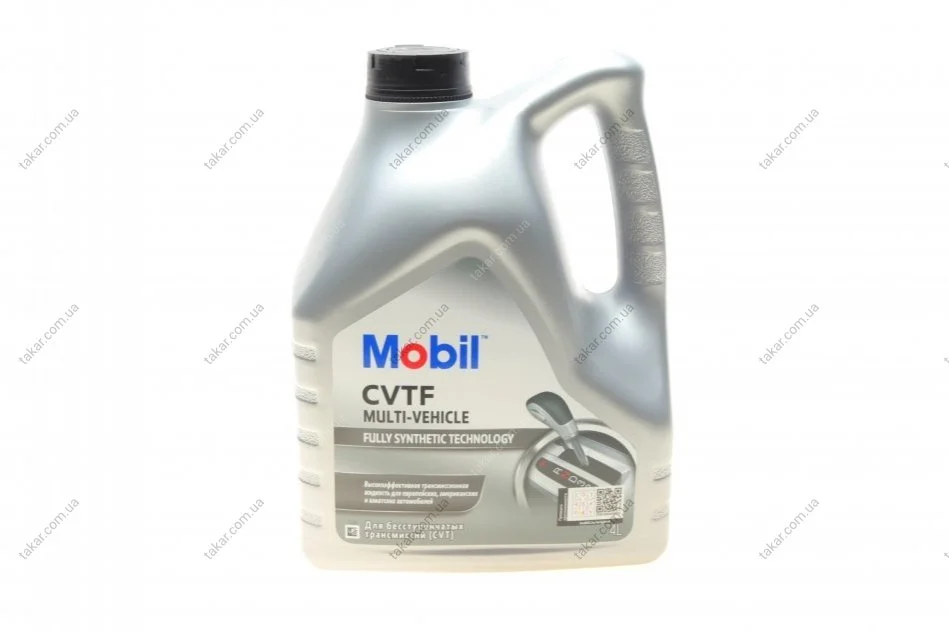 Трансмиссионное масло 4 л CVT Синтетическое MOBIL 156304 (фото 1)