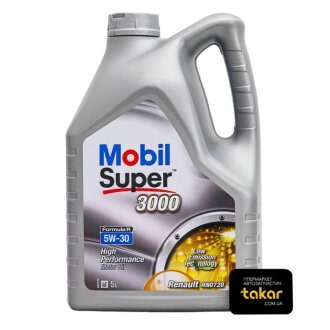 Моторное масло 5 л 5W30 Бензиновый, Дизельный Синтетическое MOBIL 5W30 3000 F-R 5L
