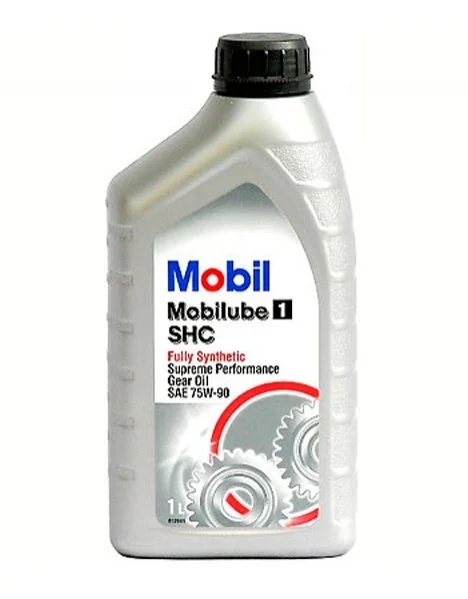 Трансмиссионное масло 75W90 1 л МКПП Синтетическое MOBIL 75W90 SHC 1L (фото 1)
