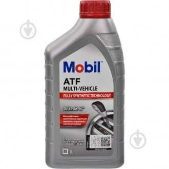 Трансмиссионное масло 1 л АКПП Синтетическое MOBIL ATF MULTI-V 1L