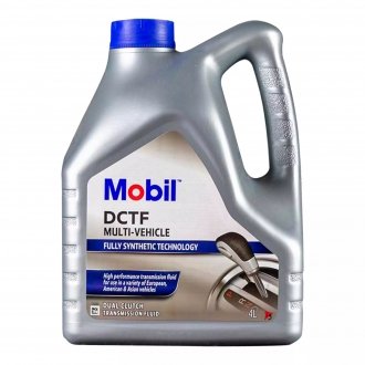 Трансмиссионное масло 4 л DSG/DCT Синтетическое MOBIL DCTF MULTI-V 4L (фото 1)