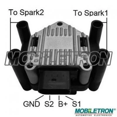 Катушка зажигания 12V MOBILETRON IG-B018K (фото 1)