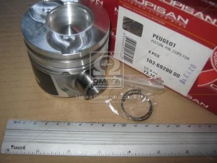 Поршень PSA 73,70 1,4 HDi DV4/8HX/8HZ/F6JA (вір-во Mopart) MOPART 102-69280 00