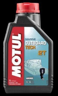 Олива моторна Outboard Tech 2T, 1л. MOTUL 102789 (фото 1)