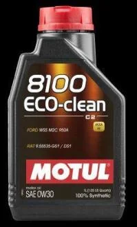 Олива Motul 8100 Eco-Clean 0W-30, 1л. MOTUL 102888